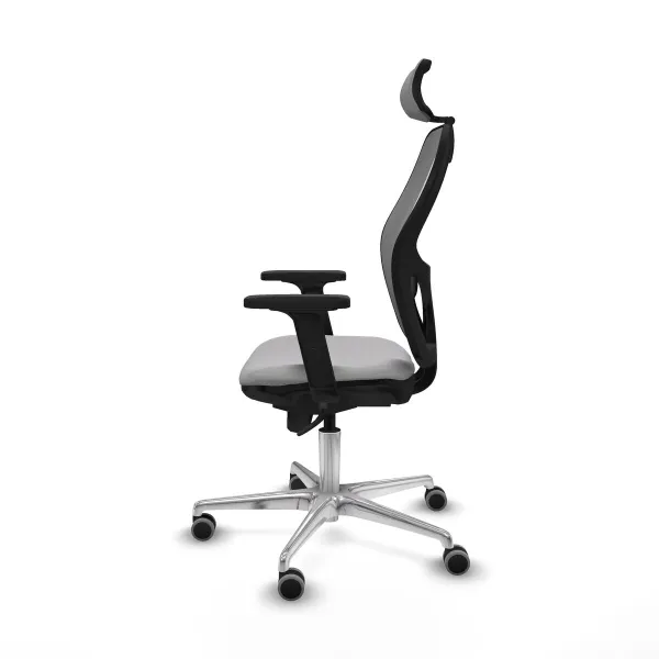 Office Chair with Headrest Jorquera Piqueras y Crespo 2D086G2 Light grey