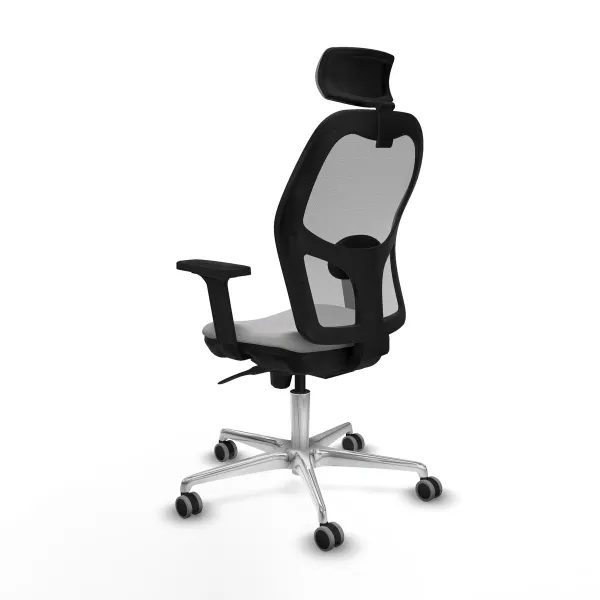Office Chair with Headrest Jorquera Piqueras y Crespo 2D086G2 Light grey
