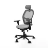 Office Chair with Headrest Jorquera Piqueras y Crespo 3D036N2 Light grey