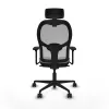 Office Chair with Headrest Jorquera Piqueras y Crespo 3D036N2 Light grey