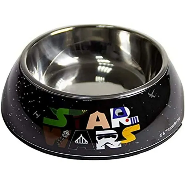 Dog Feeder Star Wars 760 ml Melamin Metal Multicolour