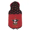 Dog Coat Minnie Mouse Black Red S