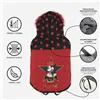 Dog Coat Minnie Mouse Black Red S