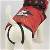 Dog Coat Minnie Mouse Black Red S