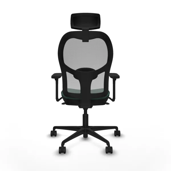 Biroja krēsls ar galvas atbalstu Jorquera Piqueras y Crespo 3D036N2 Zaļš