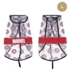 Dog raincoat The Avengers Transparent L Red