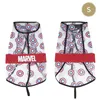 Dog raincoat The Avengers Transparent Red S