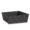 Basket Braiding Black Cloth 2,4 L 20 x 8 x 24 cm (24 Units)