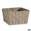 Basket Braiding Brown Cloth (15 x 11 x 20 cm) (24 Units)