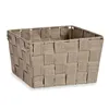 Basket Braiding Brown Cloth (15 x 11 x 20 cm) (24 Units)