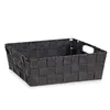 Basket Braiding Black 3 L (23 x 8 x 27 cm) (48 Units)