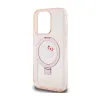 Hello Kitty Ring Stand Glitter Electrop Logo MagSafe - iPhone 15 Pro Case (pink)