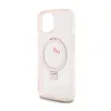 Hello Kitty Ring Stand Glitter Electrop Logo MagSafe - Case iPhone 15 / 14 / 13 (pink)