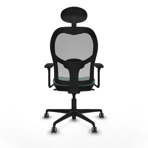 Biroja krēsls ar galvas atbalstu Piqueras y Crespo 3D036G1 Smaragdzaļš