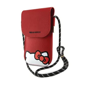 Hello Kitty Leather Hiding Kitty Cord - Phone crossbody bag (red)