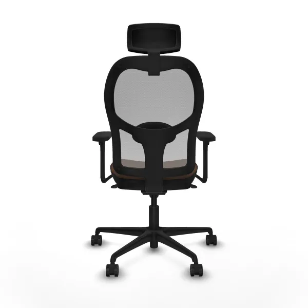Biroja krēsls ar galvas atbalstu Piqueras y Crespo 3D036N2 Pelēks Tumši brūns