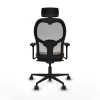 Office Chair with Headrest Piqueras y Crespo 3D036N2 Grey Dark brown