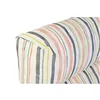 Cushion DKD Home Decor Floor Multicolour Aluminium Stripes 120 x 80 x 16 cm