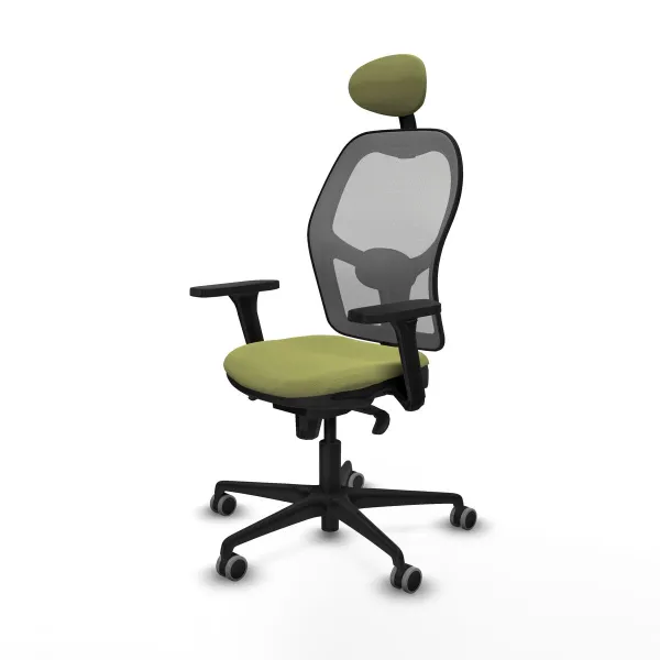 Office Chair with Headrest Piqueras y Crespo 3D036G1 Green