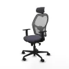 Office Chair with Headrest Piqueras y Crespo 1D036N2 Dark grey