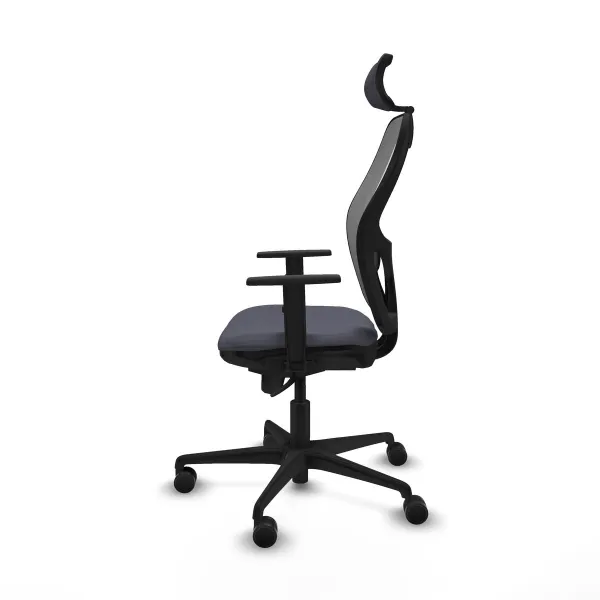 Office Chair with Headrest Piqueras y Crespo 1D036N2 Dark grey