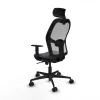 Office Chair with Headrest Piqueras y Crespo 1D036N2 Dark grey