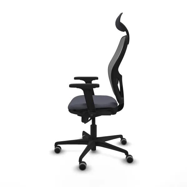 Office Chair with Headrest Piqueras y Crespo 2D036G1 Dark grey