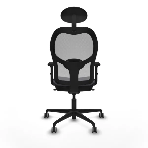Office Chair with Headrest Piqueras y Crespo 2D036G1 Dark grey