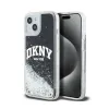 DKNY Liquid Glitter Big Logo - Case for iPhone 15 / 14 / 13 (black)