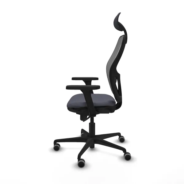 Office Chair with Headrest Piqueras y Crespo 3D036G1 Dark grey