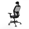 Office Chair with Headrest Piqueras y Crespo 3D036G1 Dark grey