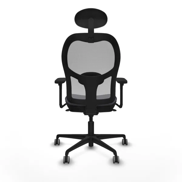 Office Chair with Headrest Piqueras y Crespo 3D036G1 Dark grey
