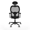 Office Chair with Headrest Piqueras y Crespo 3D036G1 Dark grey