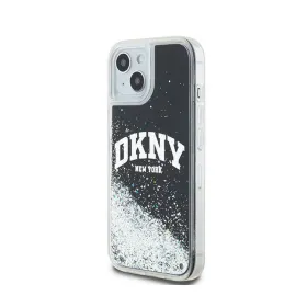 DKNY Liquid Glitter Big Logo - Case for iPhone 15 Plus / 14 Plus (black)