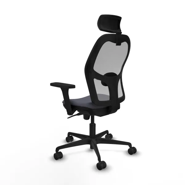 Office Chair with Headrest Piqueras y Crespo 3D036N2 Dark grey