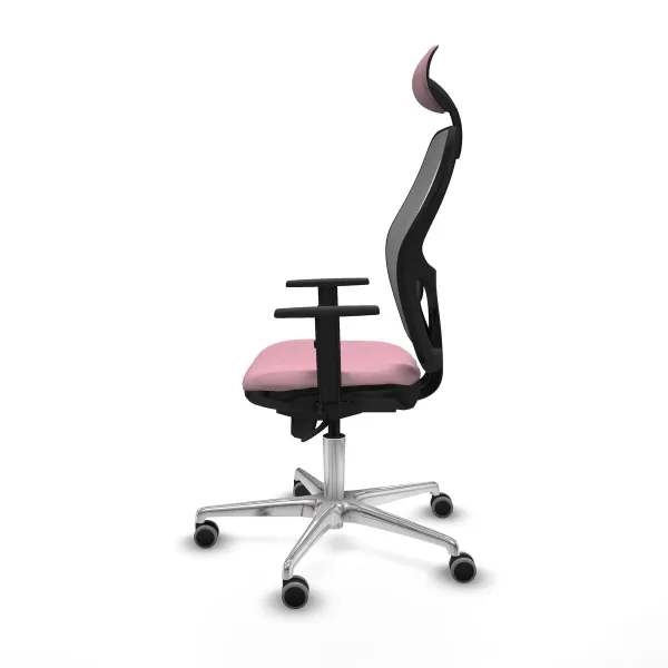 Office Chair with Headrest Jorquera Piqueras y Crespo 1D086G1 Pink