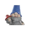 Decorative Figure DKD Home Decor Gnome Aluminium 20 x 20 x 50 cm Magnesium (2 Units)