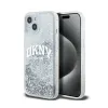 DKNY Liquid Glitter Big Logo - Case for iPhone 15 / 14 / 13 (white)