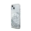 DKNY Liquid Glitter Big Logo - Case for iPhone 15 / 14 / 13 (white)