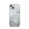 DKNY Liquid Glitter Big Logo - Case for iPhone 15 / 14 / 13 (white)
