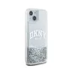 DKNY Liquid Glitter Big Logo - Case for iPhone 15 / 14 / 13 (white)