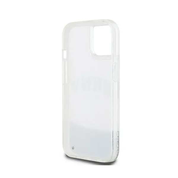 DKNY Liquid Glitter Big Logo - Case for iPhone 15 / 14 / 13 (white)