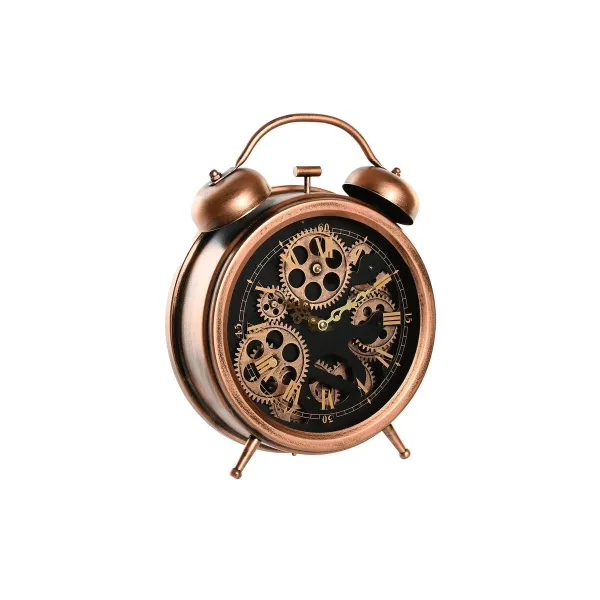 Table clock DKD Home Decor Multicolour Copper Crystal Iron Vintage 26 x 8 x 33,5 cm