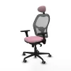 Office Chair with Headrest Piqueras y Crespo 3D036G1 Pink