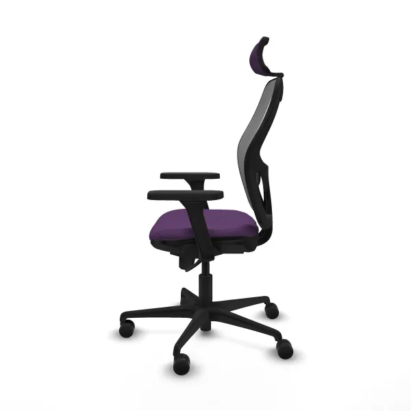 Biroja krēsls ar galvas atbalstu Piqueras y Crespo 3D036N2 Violets