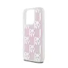 DKNY Liquid Glitter Multilogo - Case for iPhone 15 Pro (pink)