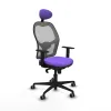 Office Chair with Headrest Jorquera Piqueras y Crespo 1D036G1 Lilac