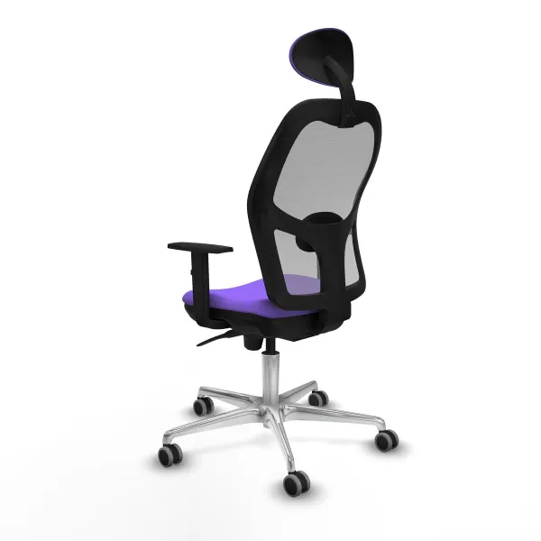 Office Chair with Headrest Jorquera Piqueras y Crespo 1D086G1 Lilac