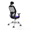 Office Chair with Headrest Jorquera Piqueras y Crespo 1D086G1 Lilac