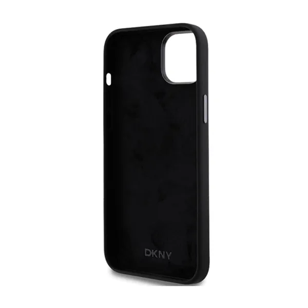 DKNY Liquid Silicone Metal Logo - Case for iPhone 15 Plus / 14 Plus (black)